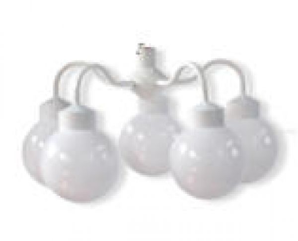 Hängelampe 5 Kugeln