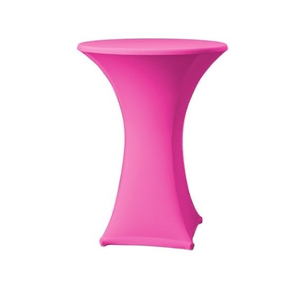 Stretchhusse für Stehtisch pink