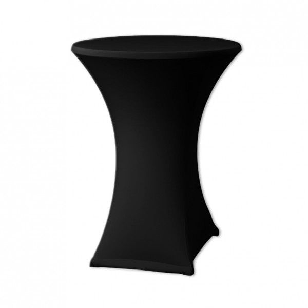 Stretchhusse für Stehtisch schwarz